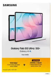 Power reklamblad vecka 42 Sida 11: Samsung Galaxy Tab S12 Ultra S12+ €14.490,00