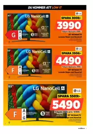 Power reklamblad vecka 42 Sida 3: LG 50" 4K Smart TV €4.490,00, LG NanoCell AI 65" €5.490,00