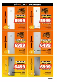 Power reklamblad vecka 42 Sida 37: Grundig Frys €6.999,00, Grundig Frys €5.999,00
