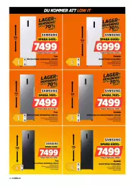 Power reklamblad vecka 42 Sida 38: Samsung kylskåp €7.499,00, Samsung Slim Ice Maker-isbitsbricka i dörren €7.499,00