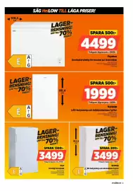 Power reklamblad vecka 42 Sida 39: Senz kylskåp €1.999,00, Frys Smidigt kompakt €3.499,00