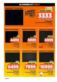 Power reklamblad vecka 42 Sida 46: Siemens induktionshäll €6.999,00, Siemens induktionshäll €7.999,00