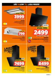 Power reklamblad vecka 42 Sida 47: Köksfläkt LED-belysning och utdragbar frontpanel €799,00, AEG köksfläkt €3.999,00