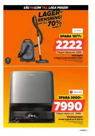 Power reklamblad vecka 42 Sida 51: Roborock Robotdammsugare €7.990,00, Nilfisk Dammsugare €2.222,00
