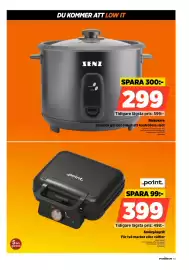 Power reklamblad vecka 42 Sida 63: Point smörgåsgrill €399,00, Senz riskokare €299,00