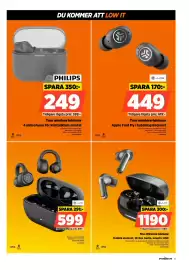 Power reklamblad vecka 42 Sida 9: JLab True Wireless-hörlurar €1.190,00, Philips true wireless hörlurar €249,00