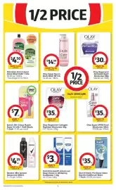 Coles catalogue week 42 Page 9: MORE VALUE 1/2 PRICE Bonus cookware credit* 5 LUMINOUS SKIN +INGREDIENTS for OLAY REGENERIST