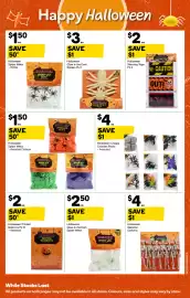Woolworths catalogue week 42 Page 43: Halloween Spider Webs – White €1,50, Halloween Warning Tape €2,00