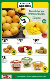 Woolworths catalogue week 42 Page 15: Australian Pink Lady Apples €4,90, Gold Kiwifruit €9,90