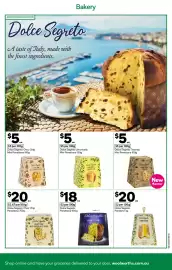 Woolworths catalogue week 42 Page 21: Dolce Segreto Tiramisu Mini Panettone €5,00, Dolce Segreto Panettone €18,00