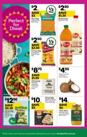 Woolworths catalogue week 42 Page 27: Tasmania's Westhaven Paneer €8,70, Haldiram's Tandoori Naan €10,00