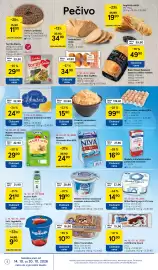 Tesco leták týden 42 Strana 4: Milko Tvaroháček €10,90, Kunín zakysaná smetana krémovitá 15% €19,90