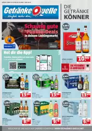 Getränke Quelle Prospekt Seite 1: Krombacher €13,49, BECK'S €13,99