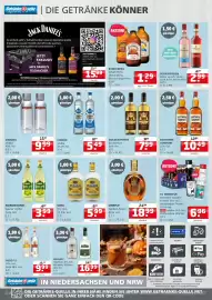 Getränke Quelle Prospekt Seite 4: NORDBRAND Saurer Apfel €3,99, DIMPLE Golden Select €18,99