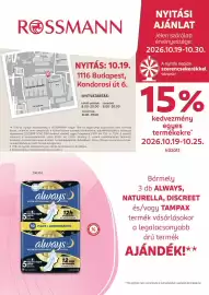Rossmann akciós újság Oldal 1