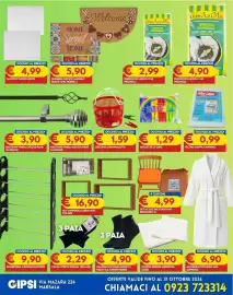 Volantino Gipsi Pagina 4: Pinze bucato maxi €1,29, Tappeto Tuono €4,99
