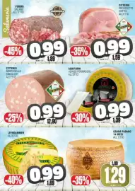 Volantino Vicino a te supermercati Pagina 13: Prosciutto cotto all'etto Citterio €0,99, Mortadella Emilia S/P Citterio €0,99