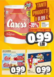 Volantino Vicino a te supermercati Pagina 4: Maxi Fazzoletti €0,99, Jolly Colombani nettare di frutta €0,99