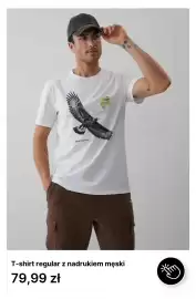 4F gazetka tydzień 42 Strona 5: T-shirt regular z nadrukiem męski 4F €79,99
