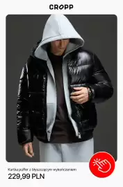 Cropp gazetka tydzień 42 Strona 10: Kurtka puffer z błyszczącym wykończeniem Cropp €229,99