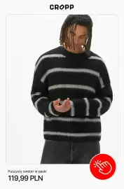 Cropp gazetka tydzień 42 Strona 2: Puszysty sweter w paski Cropp €119,99