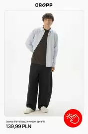 Cropp gazetka tydzień 42 Strona 3: Jeansy barrel leg z efektem sprania Cropp €139,99