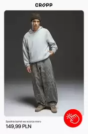 Cropp gazetka tydzień 42 Strona 8: Spodnie barrel we wzorze moro Cropp €149,99