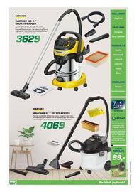 Coop Byggmix kundeavis Side 12: Kärcher se 5 tekstilrenser €4.069,00, Kärcher wd 6 p grovstøvsuger €3.629,00