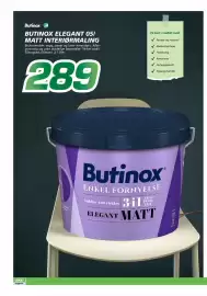 Coop Byggmix kundeavis Side 2: BUTINOX ELEGANT 05/ MATT INTERIØRMALING €289,00