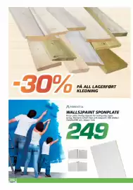 Coop Byggmix kundeavis Side 6: Forestia Walls2paint Sponplate €249,00, All lagerført kledning