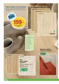 Coop Byggmix kundeavis Side 8: Pergo Trondheim 1-stav laminatgulv Pris pr m². Gjelder avbildede dekorer.. Naturtro over-