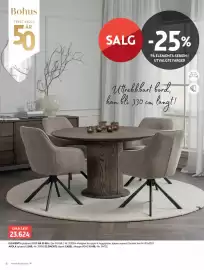 Bohus kundeavis Side 12: ELEMENTS spisebord Ø130 €23.624,00, GABEL ullteppe Ø240 €10.499,00