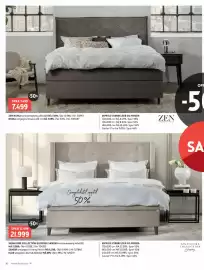 Bohus kundeavis Side 16: ZEN ROMA kontinentalseng €7.499,00, ELLIE sengesett €699,00