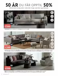Bohus kundeavis Side 6: MUSE 4 seter sofa XXL €19.999,00, AVILA fotskammel €2.999,00
