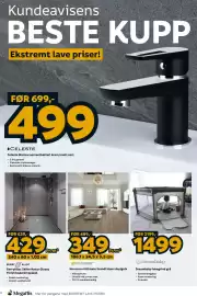 Megaflis kundeavis Side 2: Dreambaby lekegrind grå €1.499,00, Novocore Ultimate Scandi Haze vinylgulv €349,00
