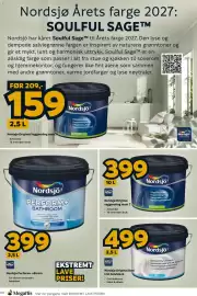 Megaflis kundeavis Side 30: Nordsjö Perform+ våtrom €399,00, Nordsjø Original veggmaling matt 7 €399,00