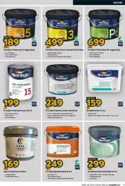 Megaflis kundeavis Side 31: Nordsjø Vevlim Extra €159,00, Nordsjö Original dør/list halvblank €249,00