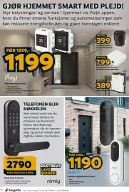 Megaflis kundeavis Side 34: Reolink ringeklokke hvit/sort €1.190,00, Nimly Code Pro Black €2.790,00