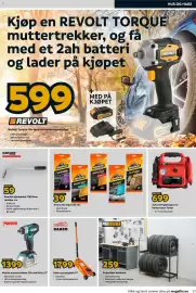 Megaflis kundeavis Side 37: Makita muttertrekker 18v dtw181z 1/2" €1.399,00, Bahco garasjejekk 3T €1.799,00