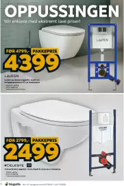 Megaflis kundeavis Side 8: OPPUSSINGEN blir enklere med ekstremt lave priser! FØR 4799,- PAKKEPRIS 4399 LAUFEN Laufen Lua