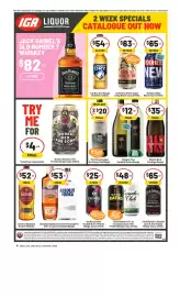 IGA catalogue week 42 Page 2: Brookvale Union Vodka Red Pub Soda €4,00, Vodka Cruiser Double Premix Range Cans €25,00