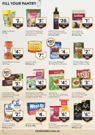 Foodworks catalogue week 42 Page 9: Nestlé Nesquik, Uncle Tobys Muesli Bars, Snack Bars, Roll-Ups or Yoghurt Topps €4,50