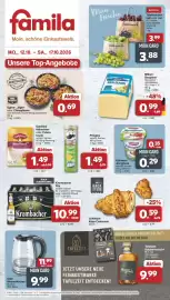 Famila Nord West Prospekt woche 42 Seite 1: BACK STUBE Schinken-Käse-Croissant €0,59, Ehrmann Almighurt €0,29
