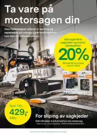 Felleskjøpet kundeavis Side 3: Stihl filholder for motorsag €429,00