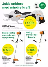 Felleskjøpet kundeavis Side 5: Stihl FS 131 gresstrimmer/ryddesag €6.489,00, Stihl ASA 20 SET €1.999,00