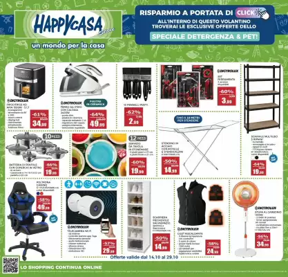 Volantino Happy Casa (valido fino al 29-10)