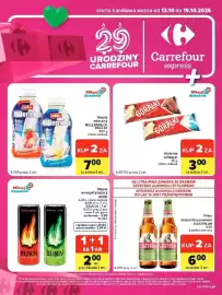 Carrefour Express gazetka tydzień 42 Strona 2: Wafelek Góralki €3,00, Napój energetyzujący Burn €2,00