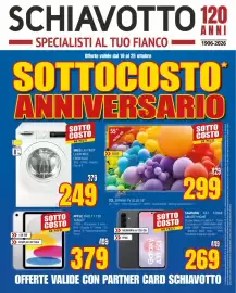 Volantino Schiavotto Pagina 1: TCL 55P89K TV QLED 55" €299,00, SMEG lavatrice frontale €249,00