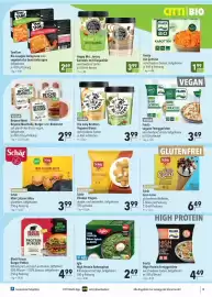 Citti tilbudsavis Side 3: Iglo High Protein Rahm-Spinat €2,49, Schär Chicken Fingers €3,99