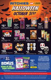 Ritchies catalogue week 42 Page 14: UC Skull Marshmallow Pops €2,50, Smiths Mega Mix €20,00